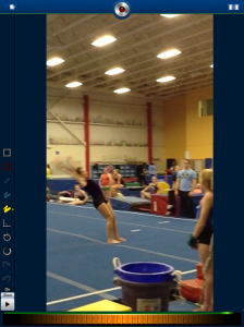 Example of High Force Through Ankles During Tumbling 