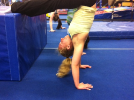 Overhead Pike Hold for Cast Handstand Shaping