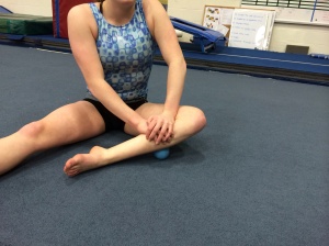 lateral Soleus soft tissue release with lacrosse ball 